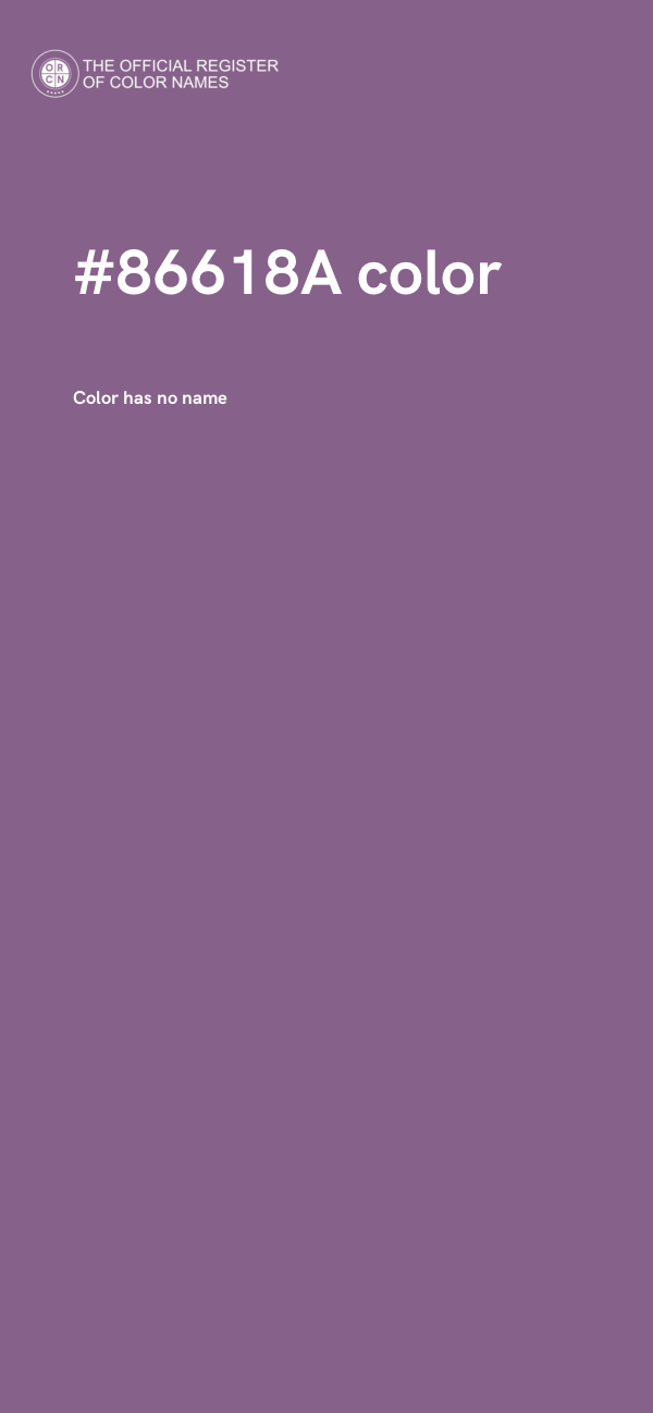 #86618A color image
