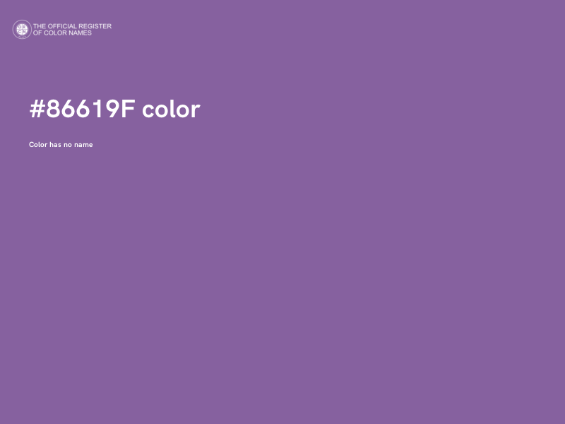#86619F color image