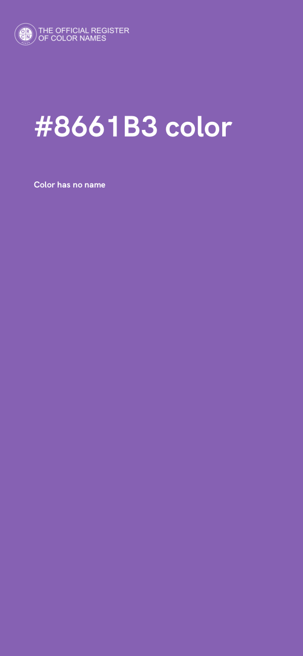 #8661B3 color image