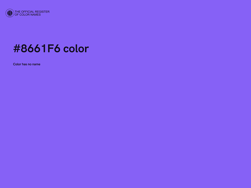 #8661F6 color image