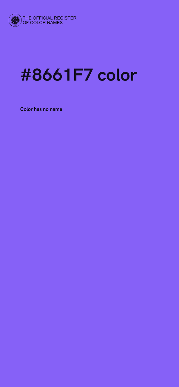 #8661F7 color image