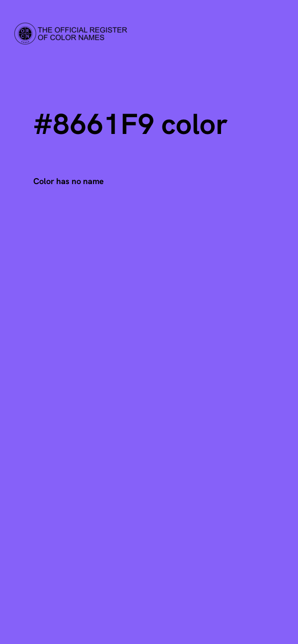 #8661F9 color image