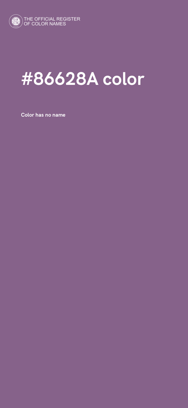 #86628A color image