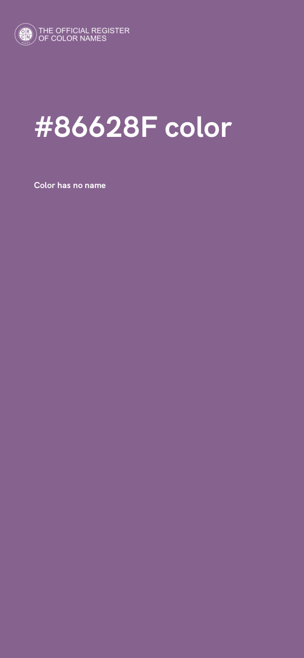 #86628F color image