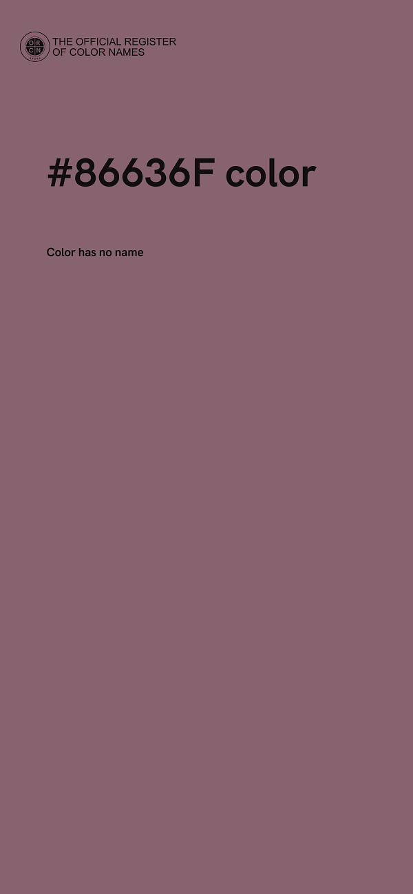 #86636F color image