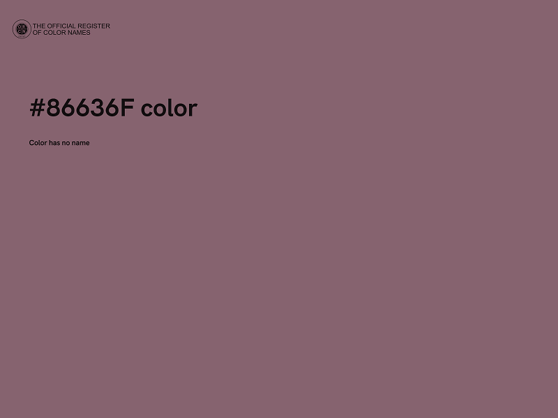 #86636F color image