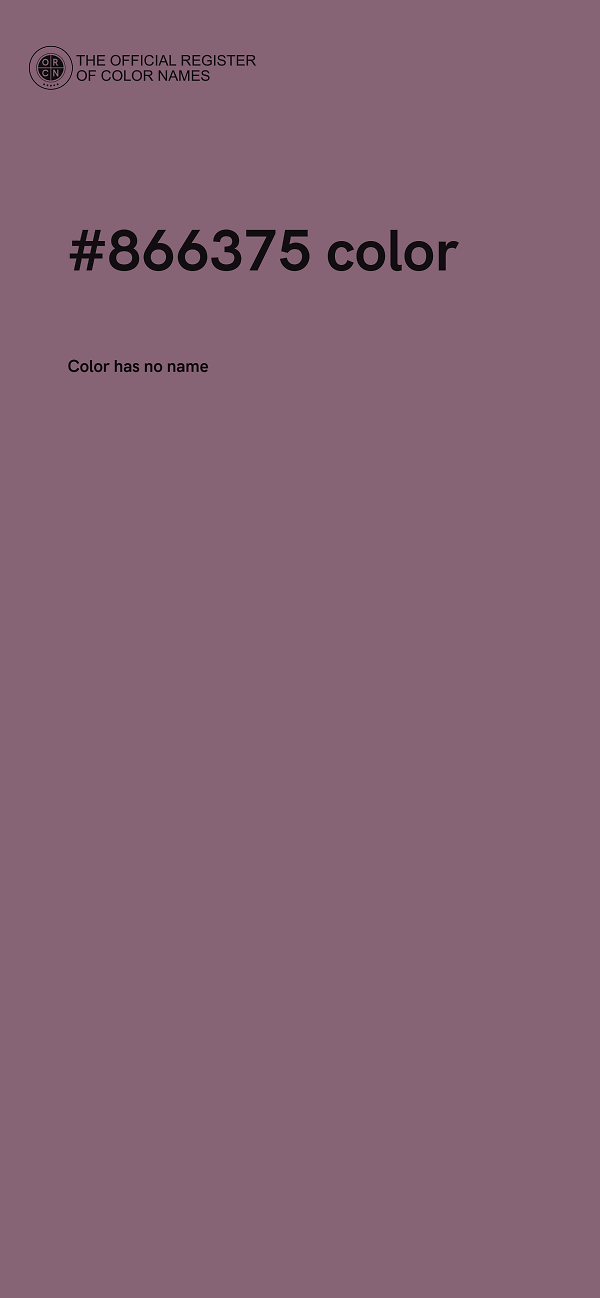 #866375 color image
