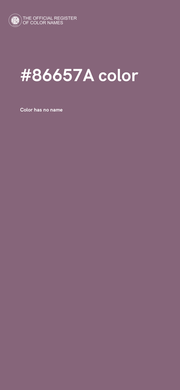 #86657A color image