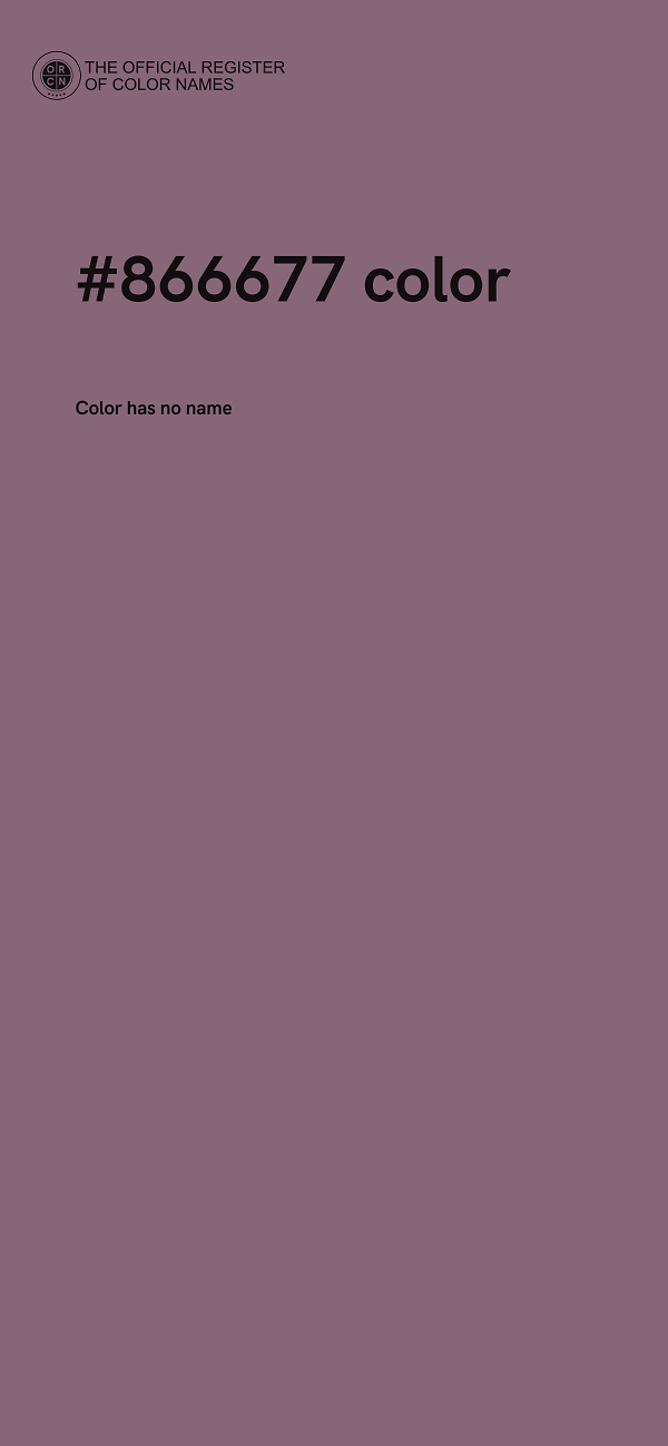 #866677 color image