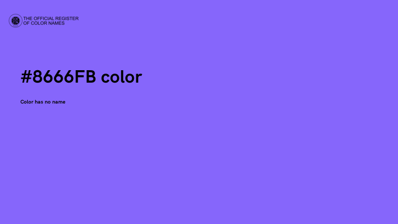 #8666FB color image