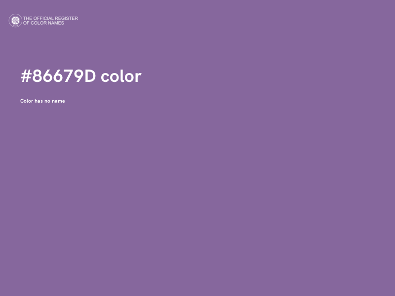 #86679D color image