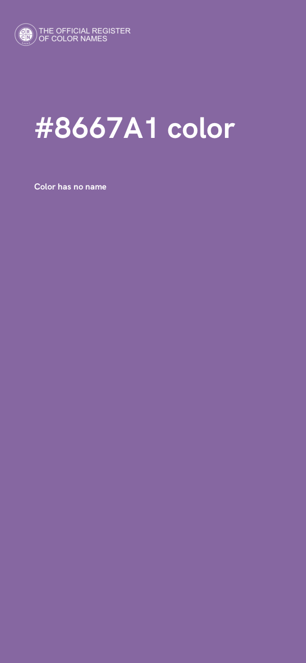 #8667A1 color image