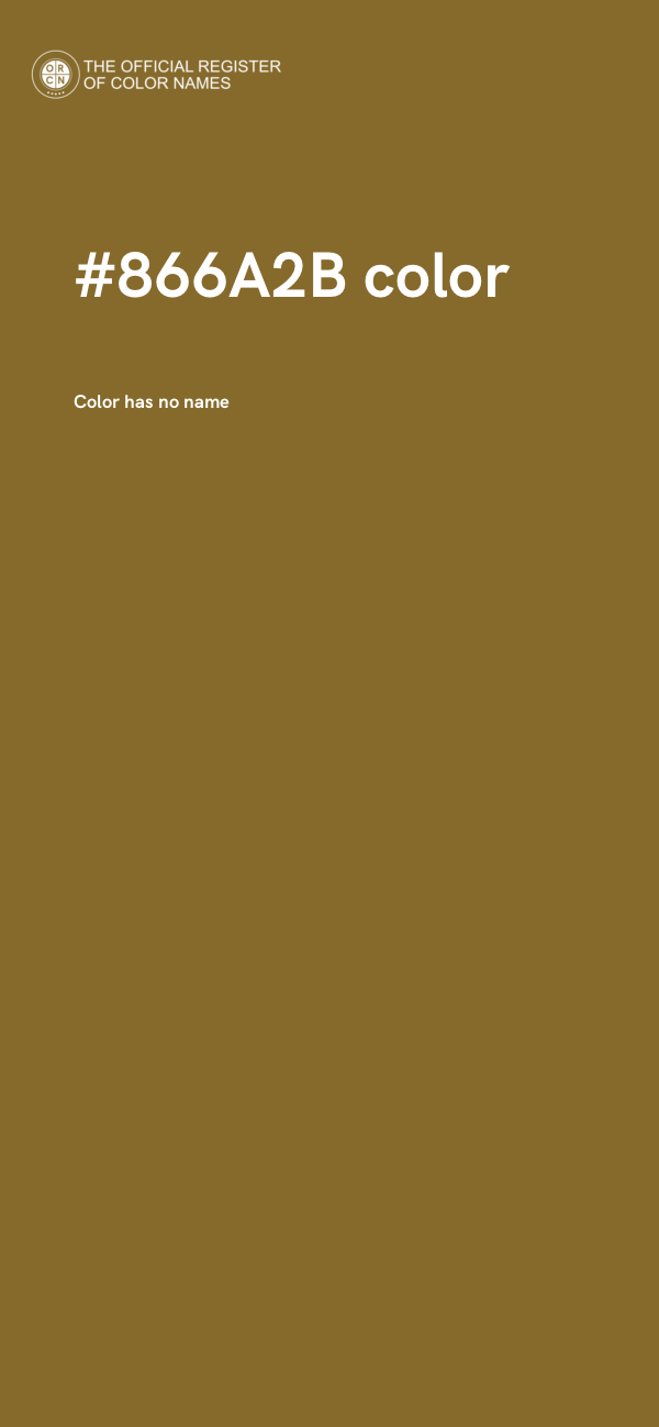 #866A2B color image