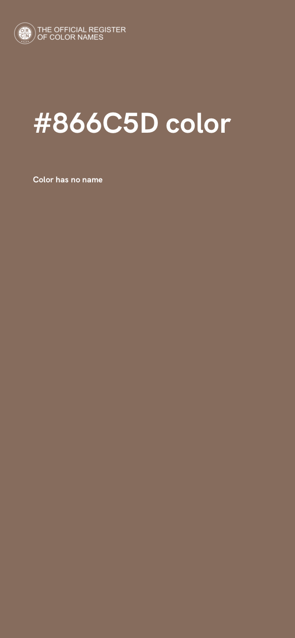 #866C5D color image
