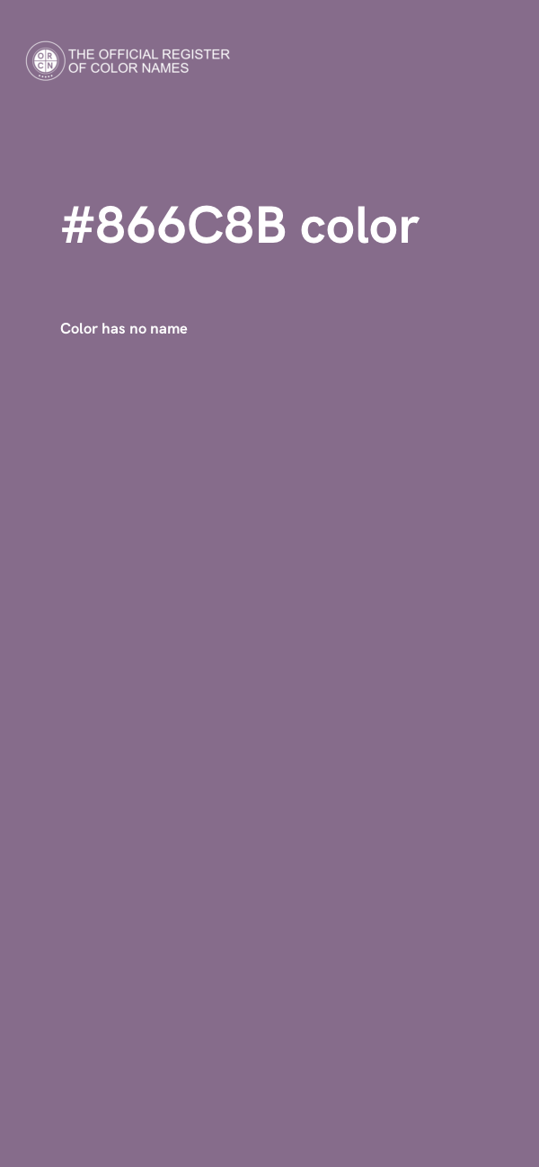 #866C8B color image