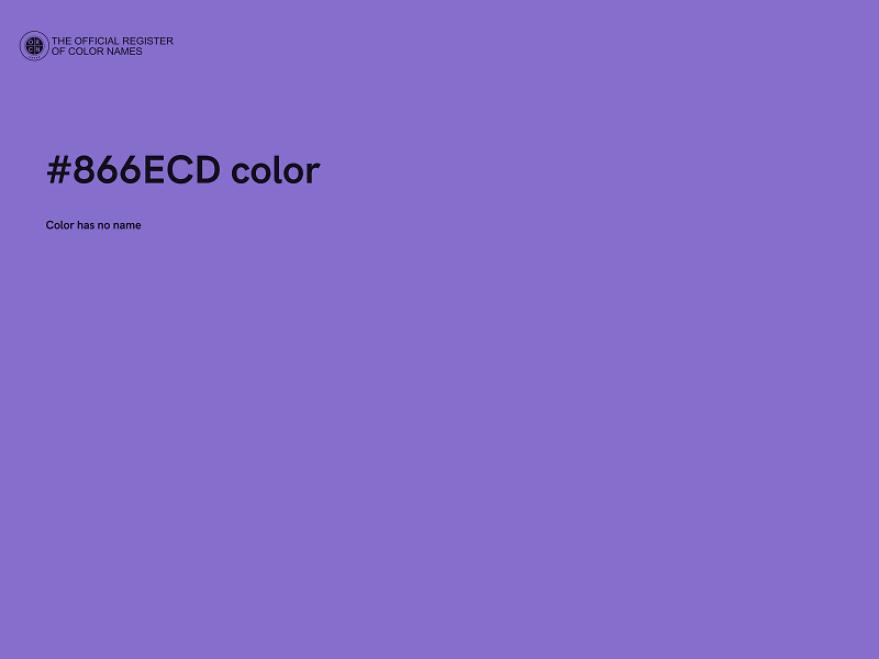 #866ECD color image