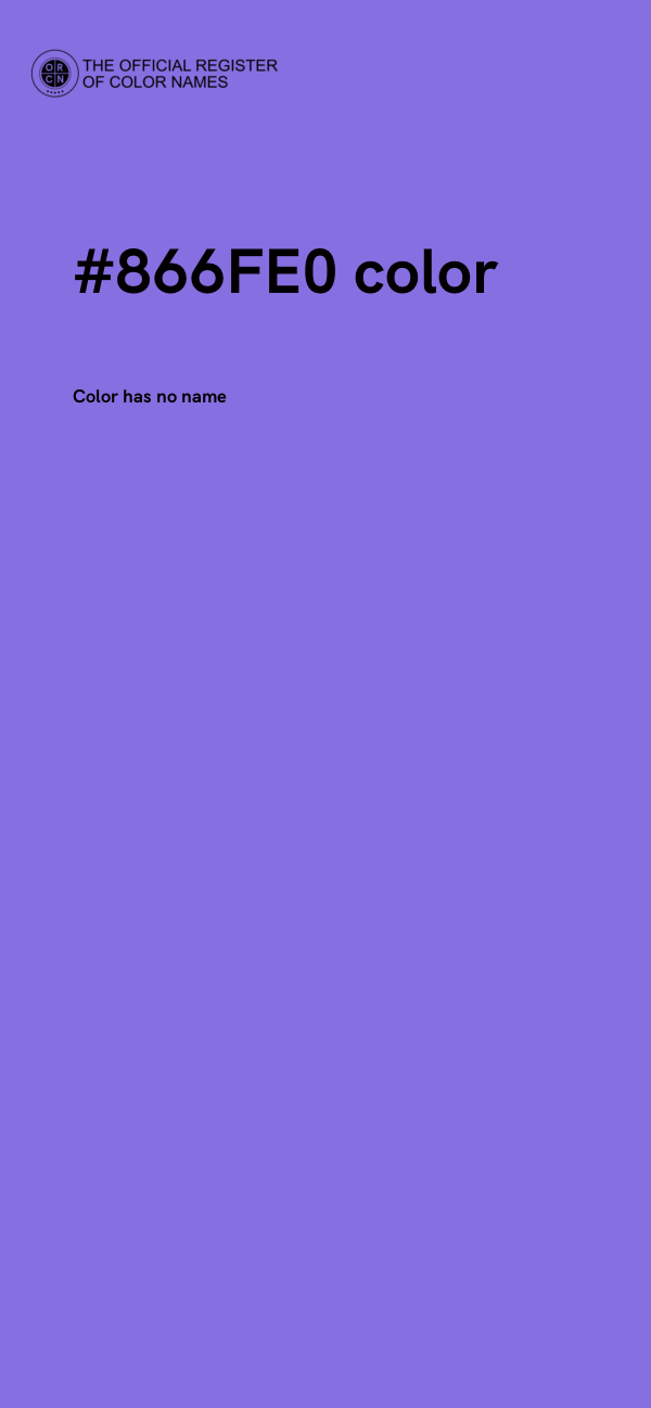 #866FE0 color image