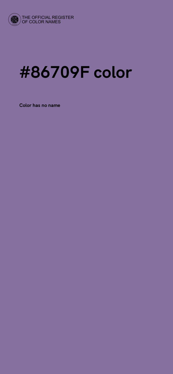 #86709F color image