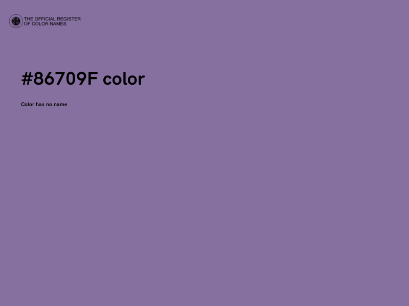 #86709F color image