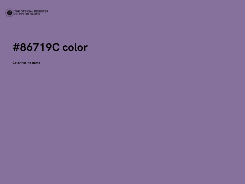#86719C color image