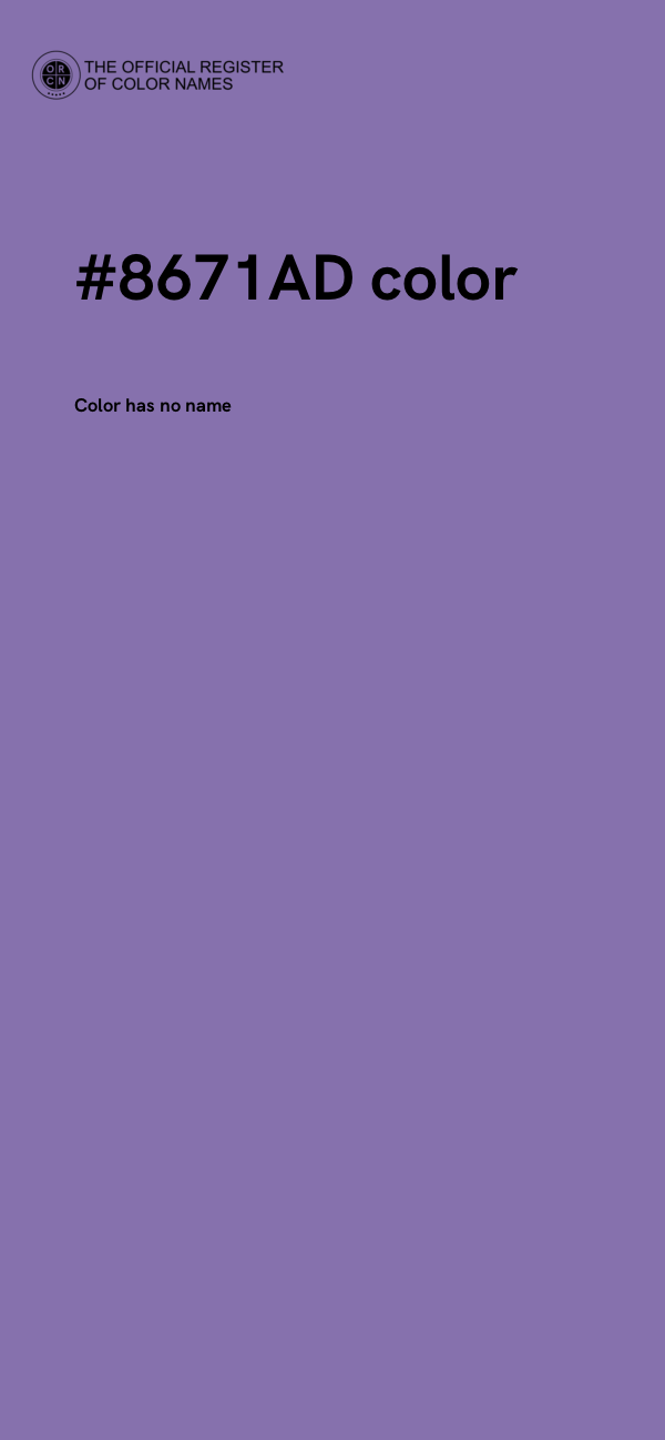 #8671AD color image