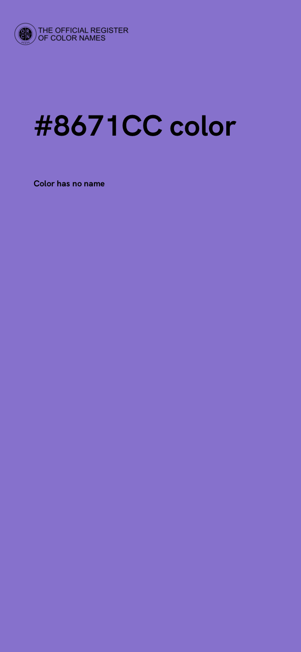 #8671CC color image