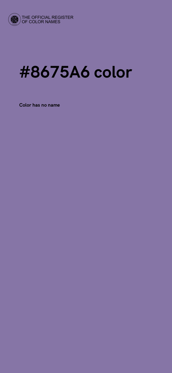 #8675A6 color image