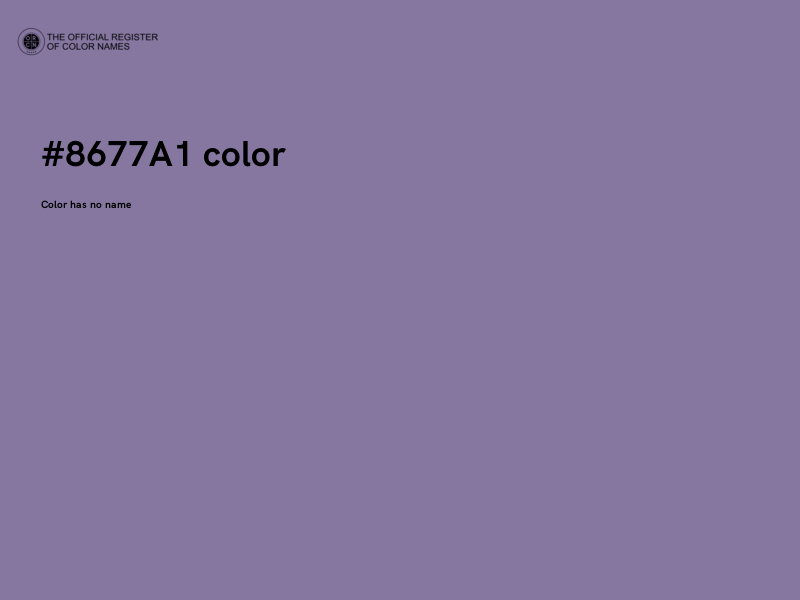 #8677A1 color image