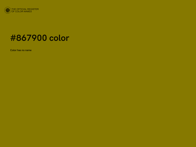#867900 color image