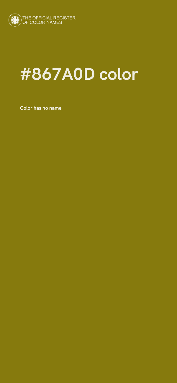 #867A0D color image