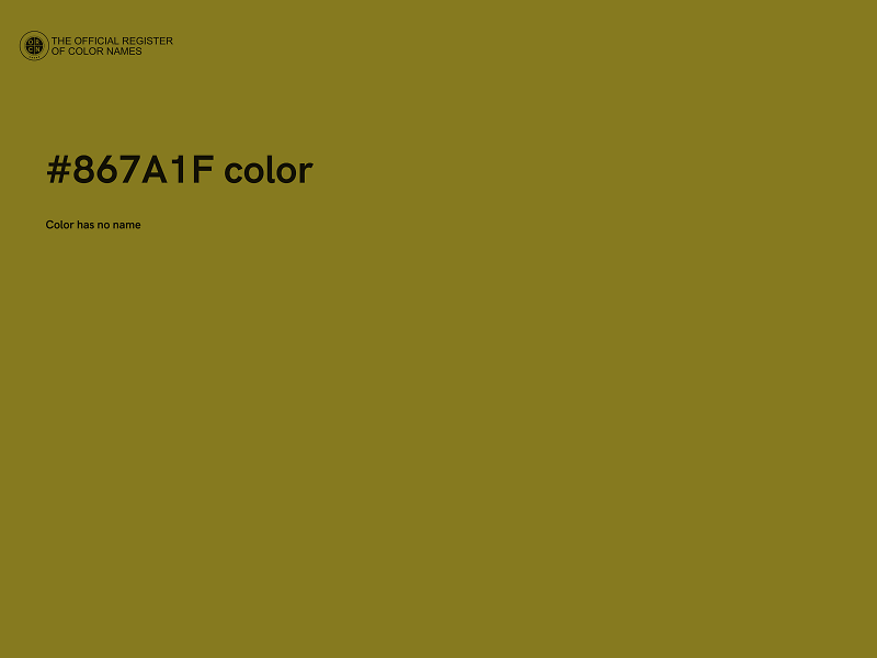 #867A1F color image