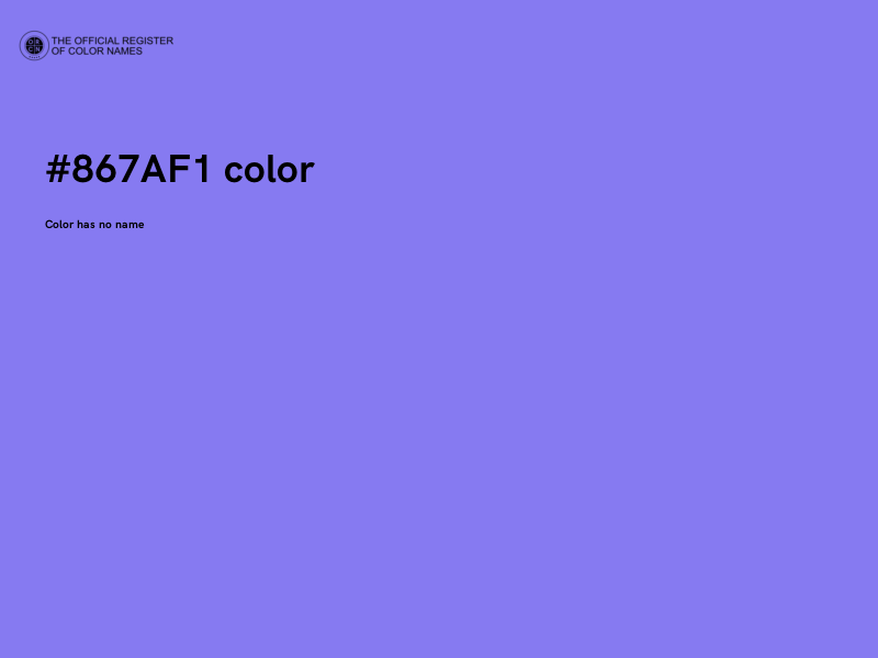 #867AF1 color image