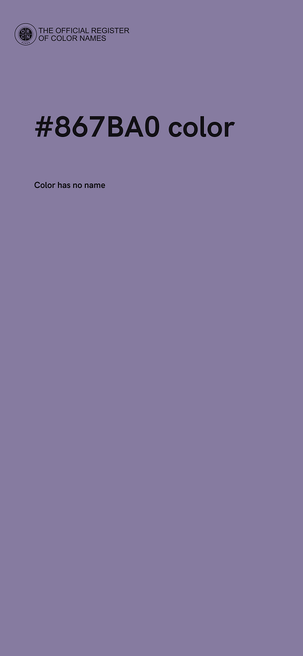 #867BA0 color image