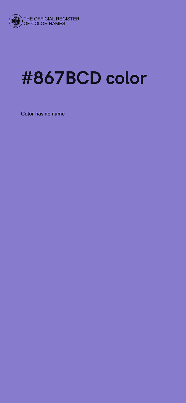 #867BCD color image
