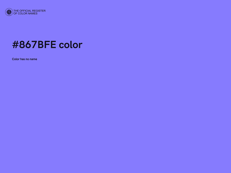 #867BFE color image