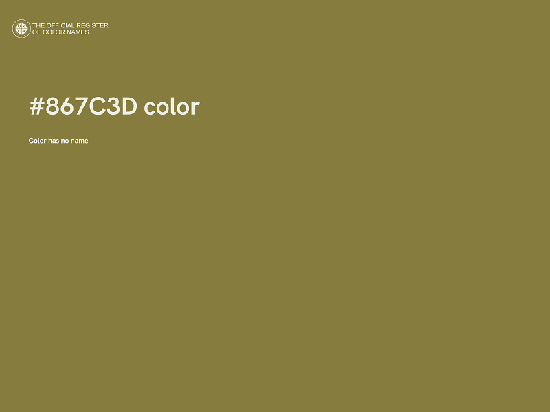 #867C3D color image