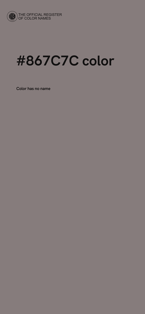 #867C7C color image