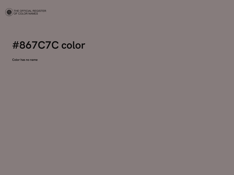 #867C7C color image
