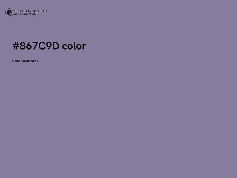 #867C9D color image