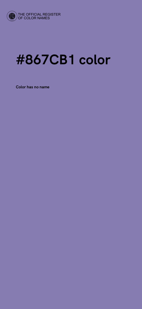 #867CB1 color image