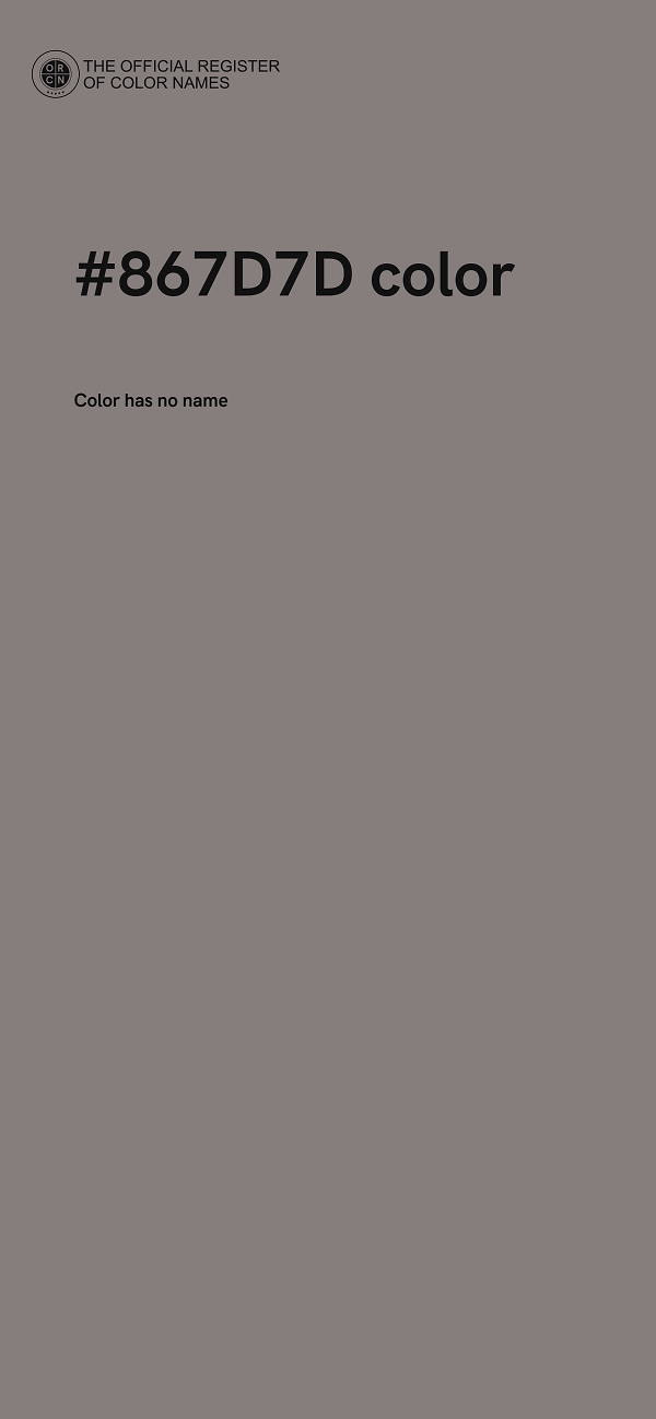 #867D7D color image