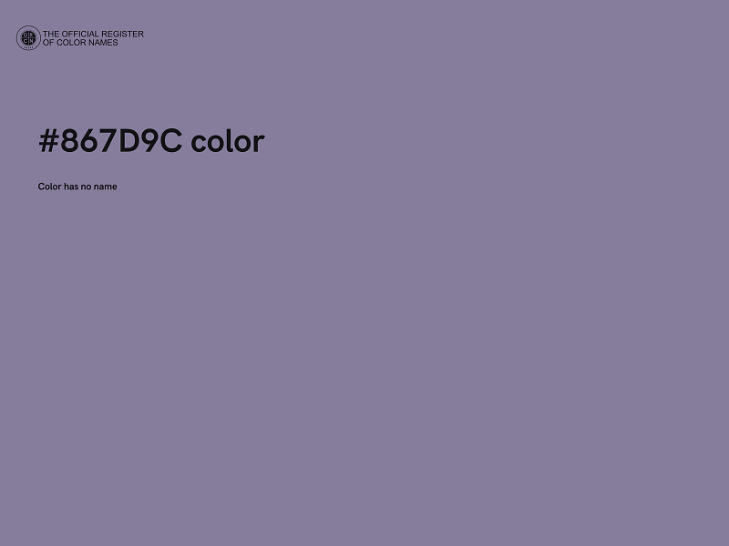 #867D9C color image