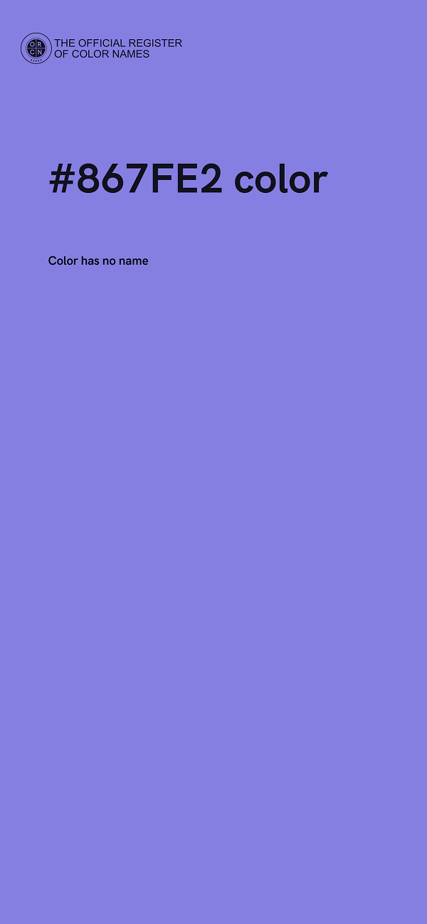 #867FE2 color image