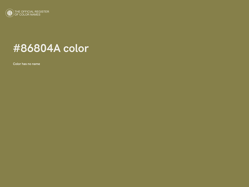 #86804A color image