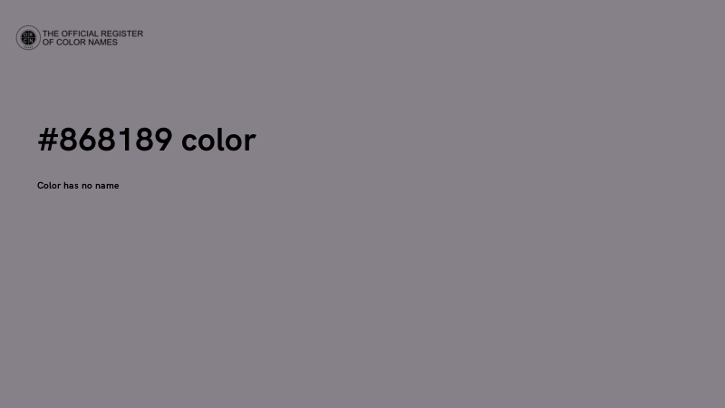 #868189 color image