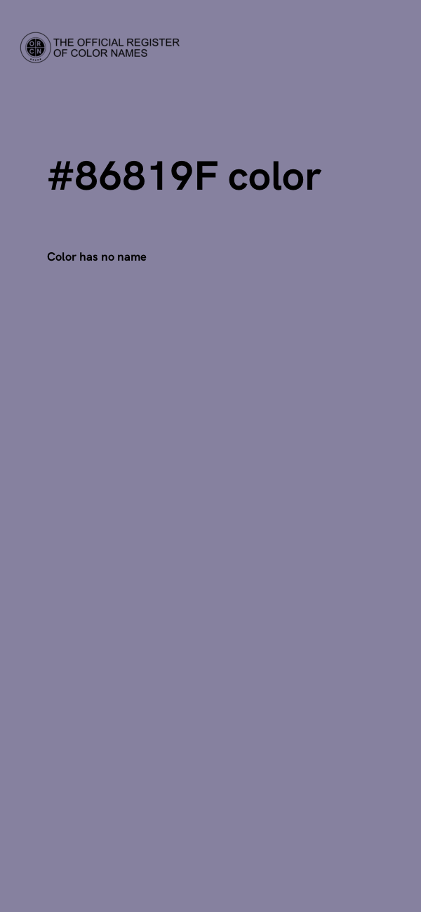 #86819F color image