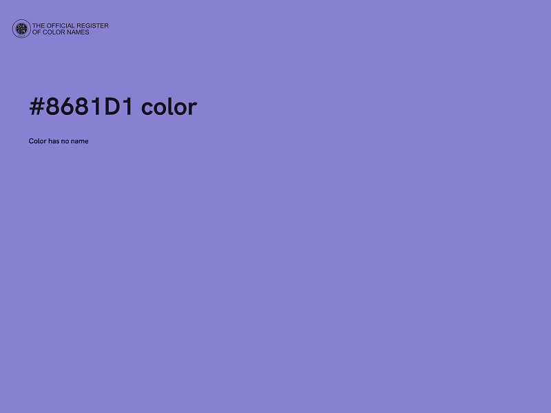 #8681D1 color image