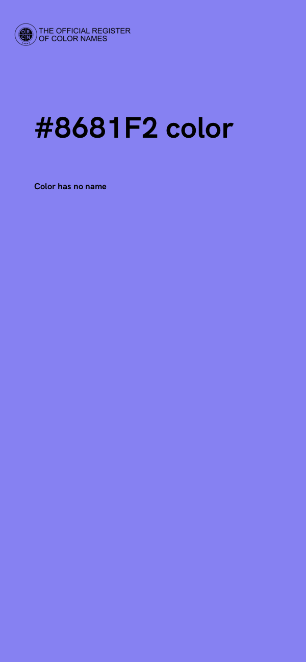#8681F2 color image