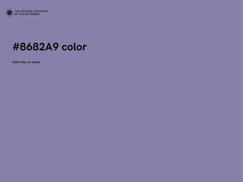 #8682A9 color image