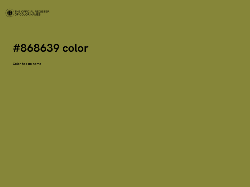 #868639 color image